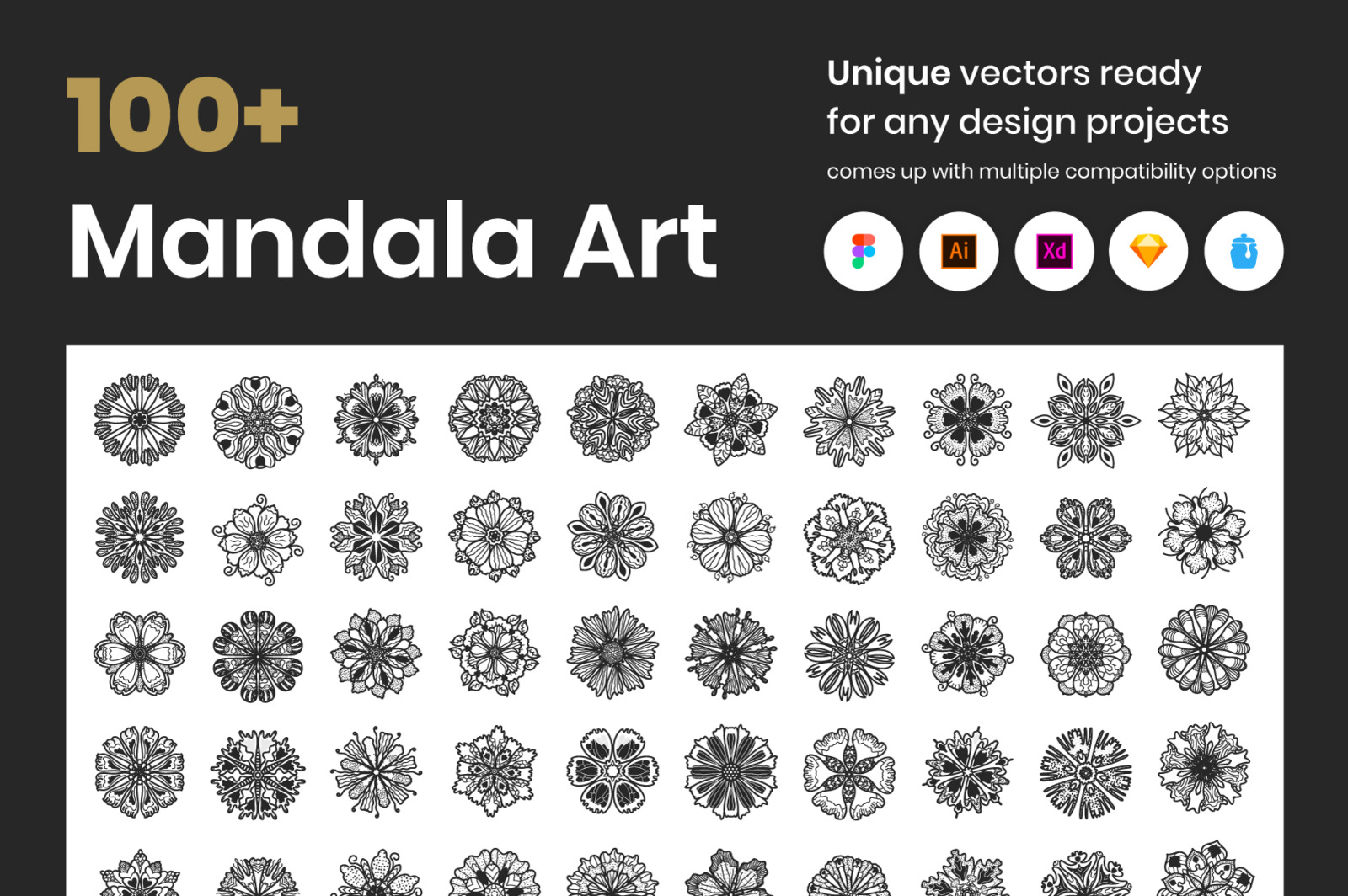 100+ Mandala Art 100+ Mandala Art