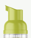 Color Liquid Cosmetic Bottle with Pump Mockup Color Liquid Cosmetic Bottle with Pump Mockup