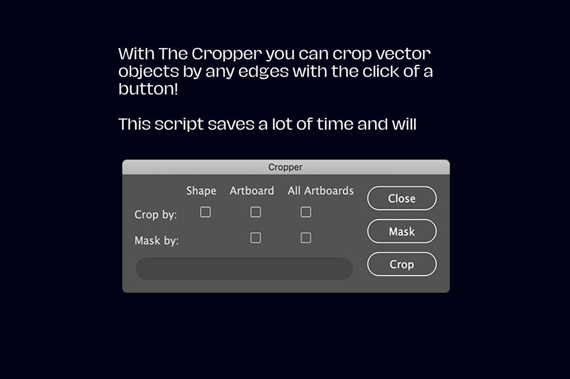 The Cropper - Script for Adobe Illustrator