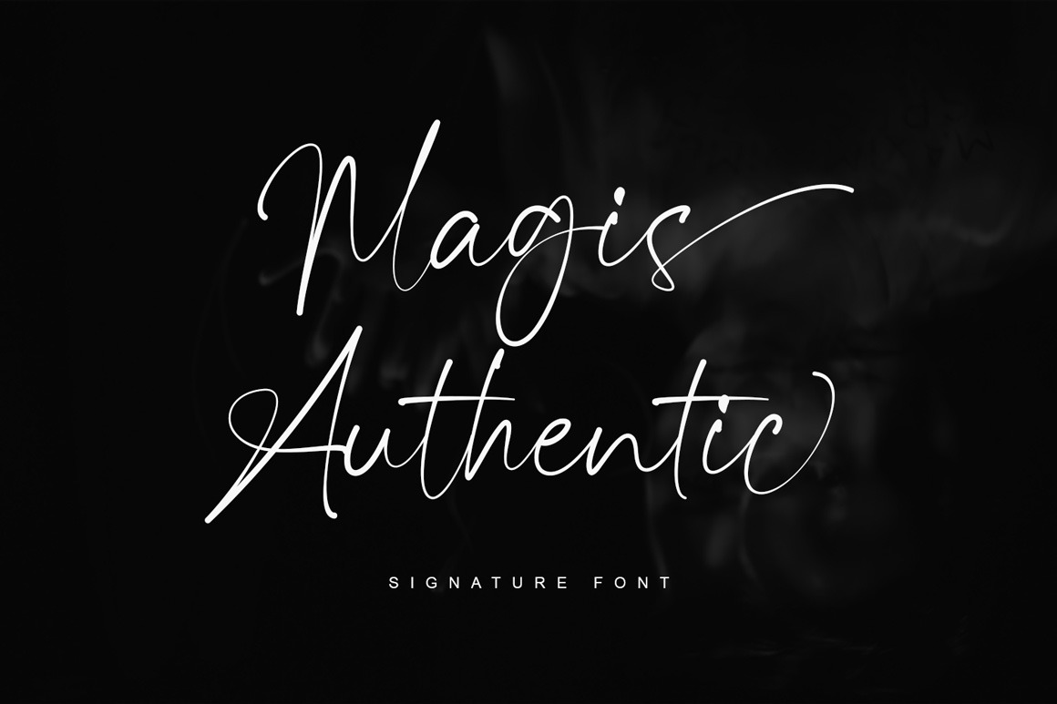 Magis Authentic - Signature Font Magis Authentic - Signature Font