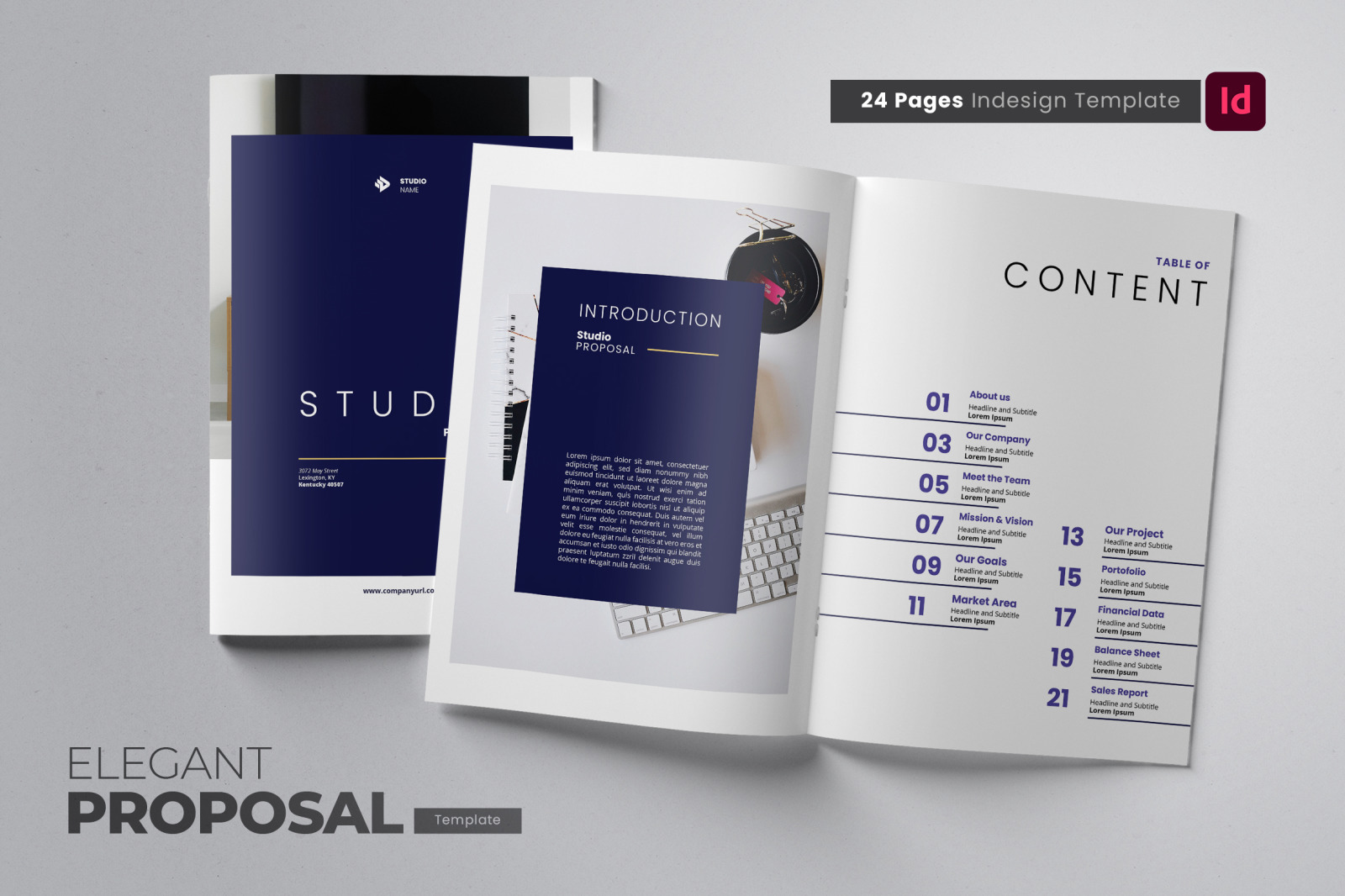 Elegant Business Proposal Indesign Template