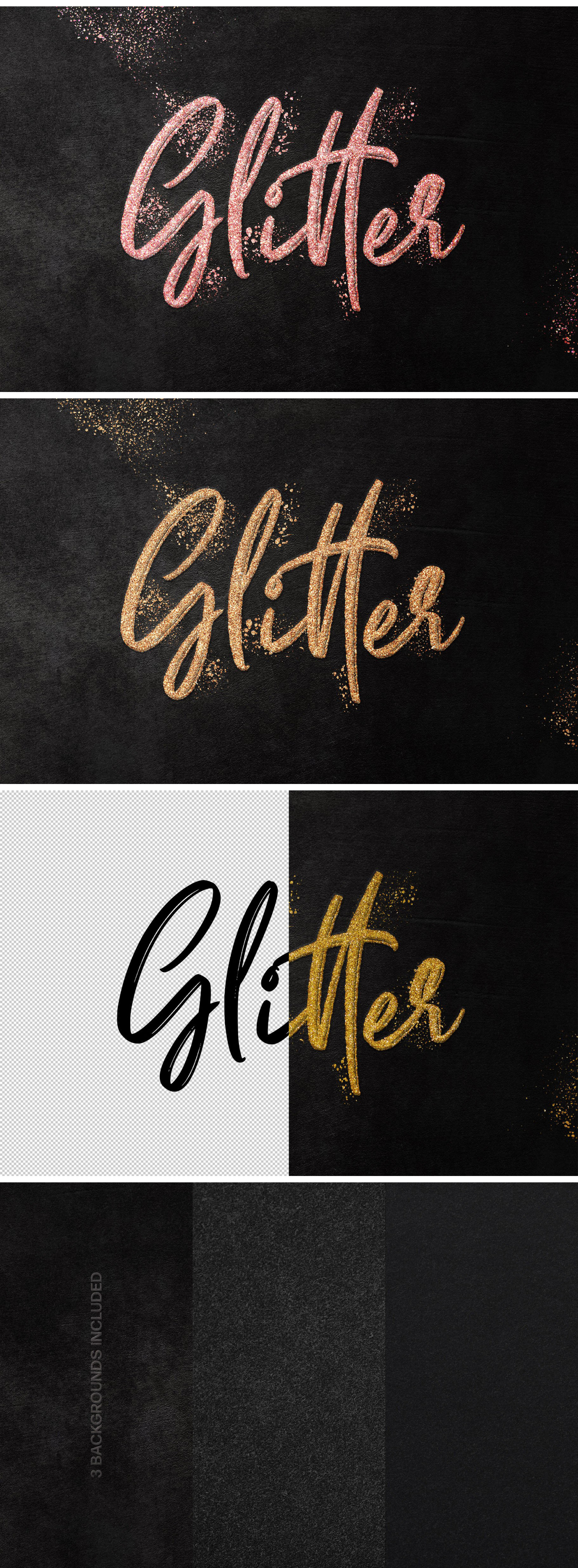 Fancy Glitter Text Effect