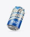 Glossy Drink Can Mockup