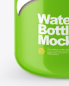 Glossy Water Bottle Mockup