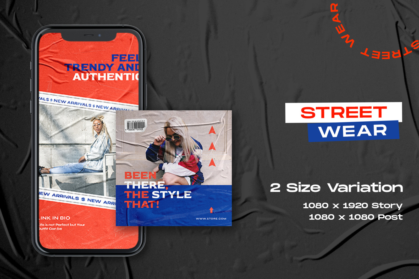 Drop Sheet - Streetwear Instagram Stories &amp; Post