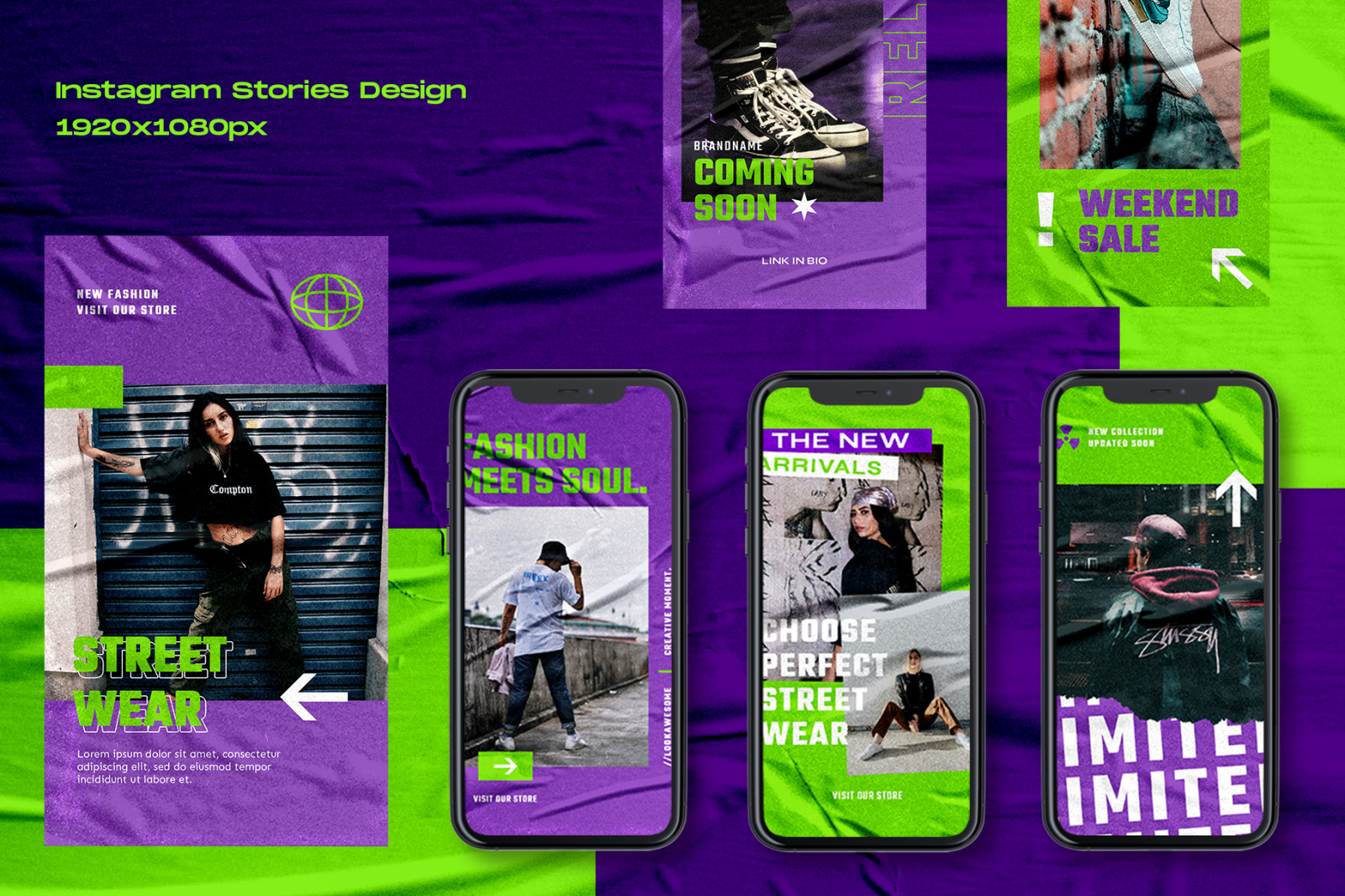 Fluo Society - Streetwear Instagram Stories & Post Fluo Society - Streetwear Instagram Stories & Post