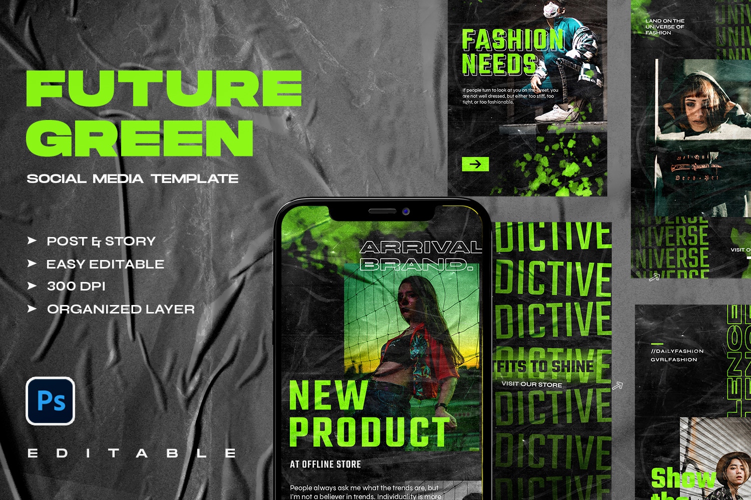 Future Green - Instagram Stories & Post Future Green - Instagram Stories & Post