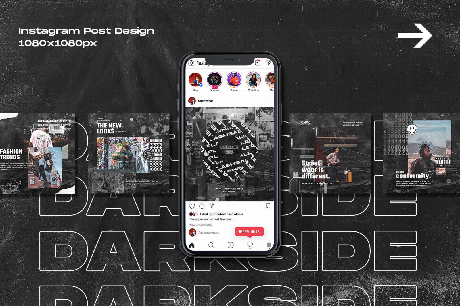 Darkside - Instagram Stories & Post Darkside - Instagram Stories & Post