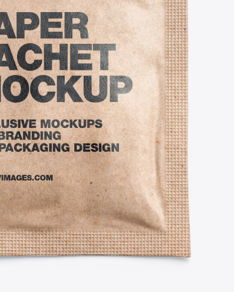 Kraft Paper Sachet Mockup