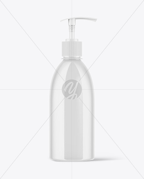 Glossy Liquid Soap Bottle Mockup