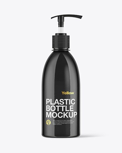 Glossy Liquid Soap Bottle Mockup Glossy Liquid Soap Bottle Mockup