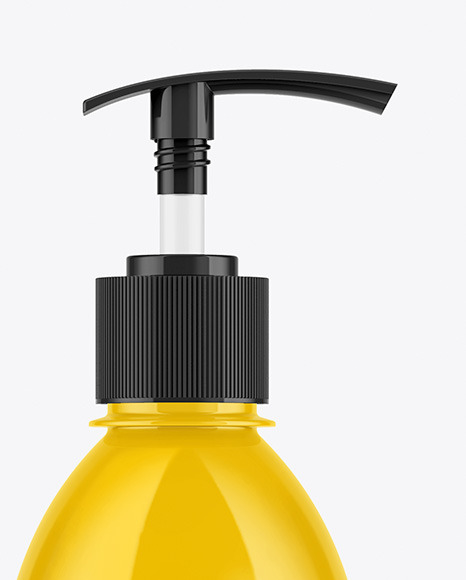 Glossy Liquid Soap Bottle Mockup Glossy Liquid Soap Bottle Mockup