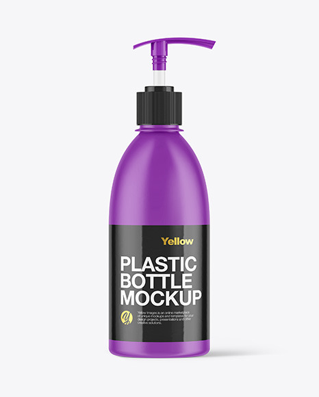 Matte Liquid Soap Bottle Mockup - Body spray bottle mockup