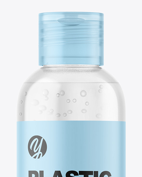 Clear Cosmetic Bottle Mockup