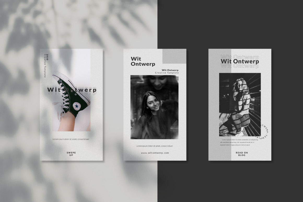 Wit Ontwerp Instagram Template