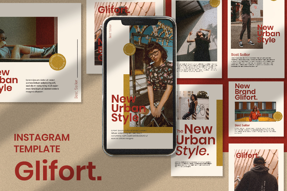 Glifort Instagram Template