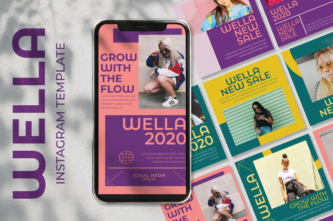 Wella Instagram Template