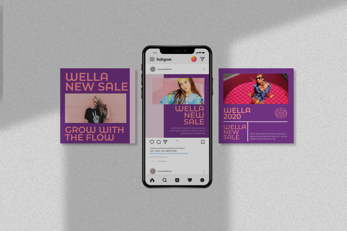 Wella Instagram Template