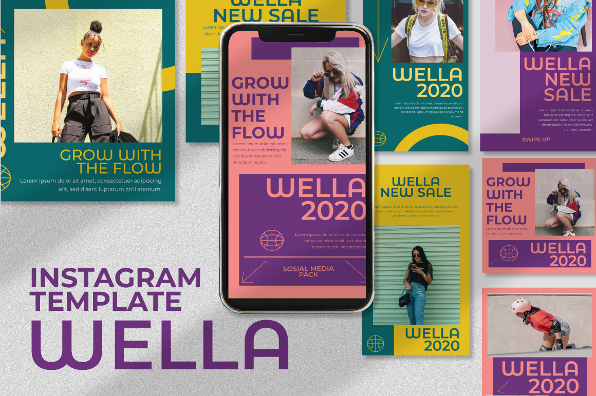 Wella Instagram Template