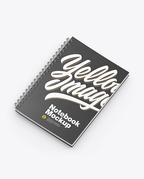 Matte Notebook Mockup