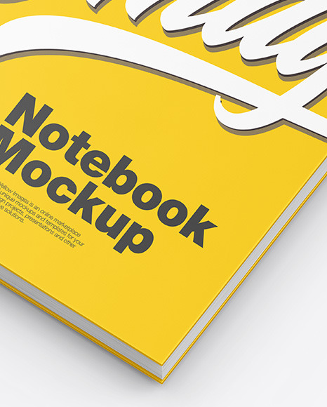 Matte Notebook Mockup