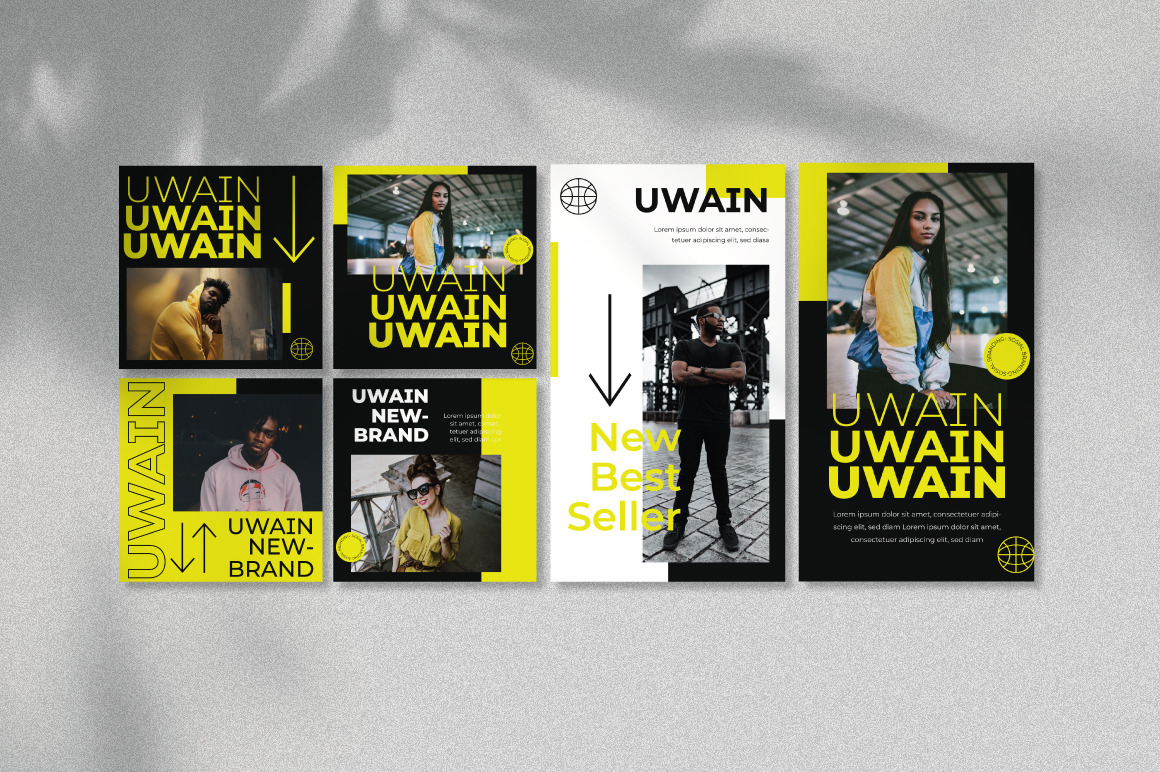 Uwain Instagram Template