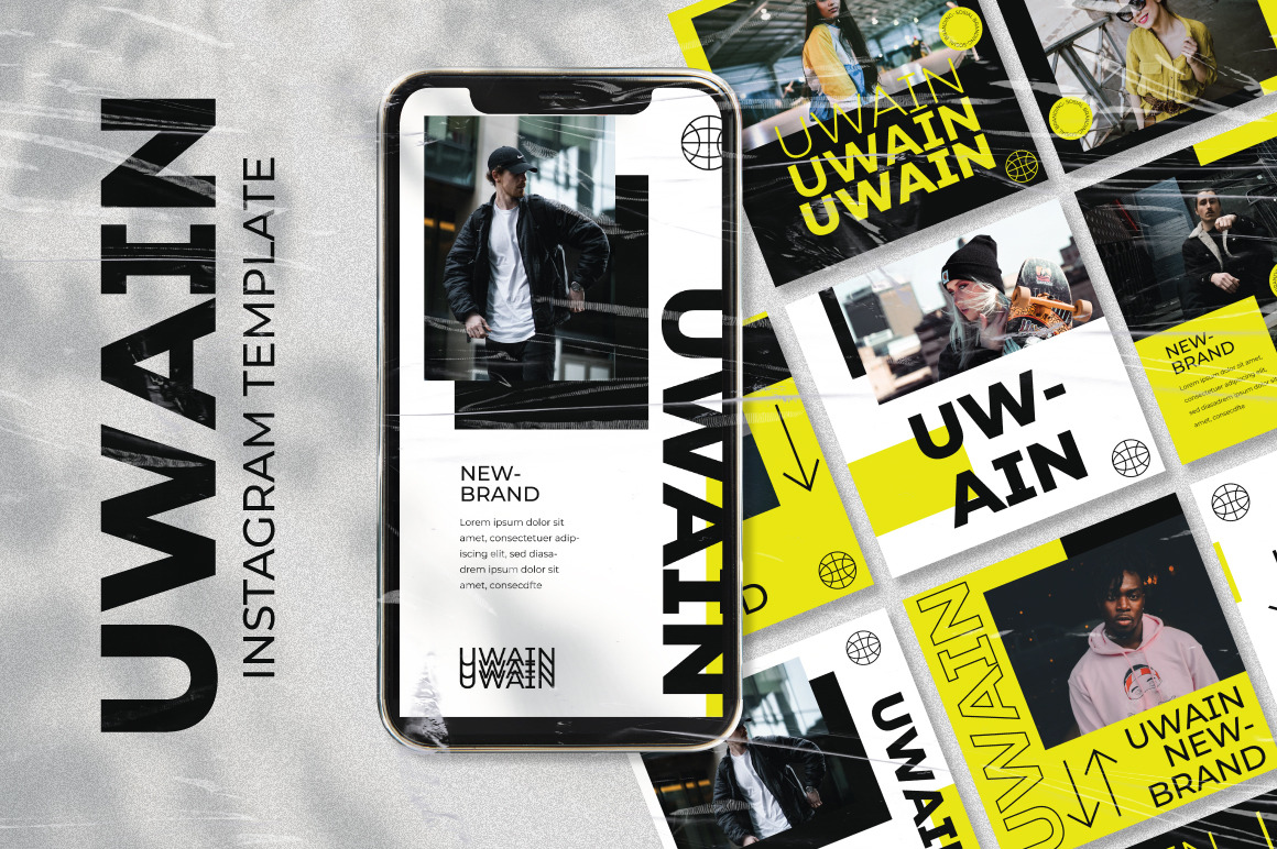 Uwain Instagram Template