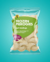 Plastic Bag With Frozen Pierogies Mockup