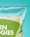 Plastic Bag With Frozen Pierogies Mockup