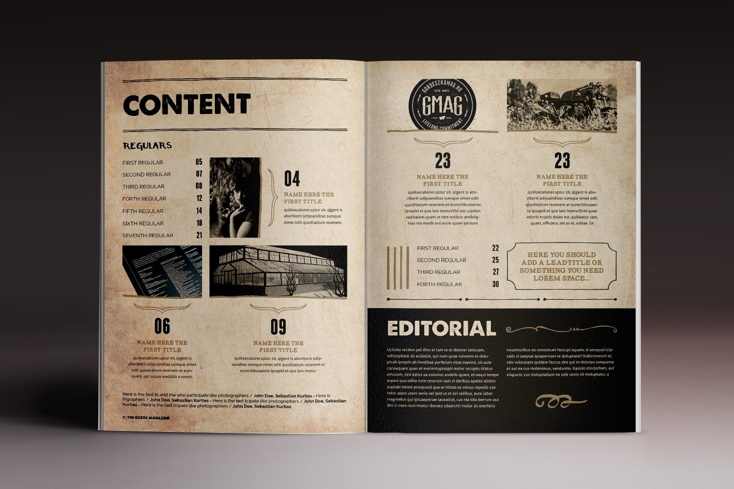 The Rustic Template The Rustic Template