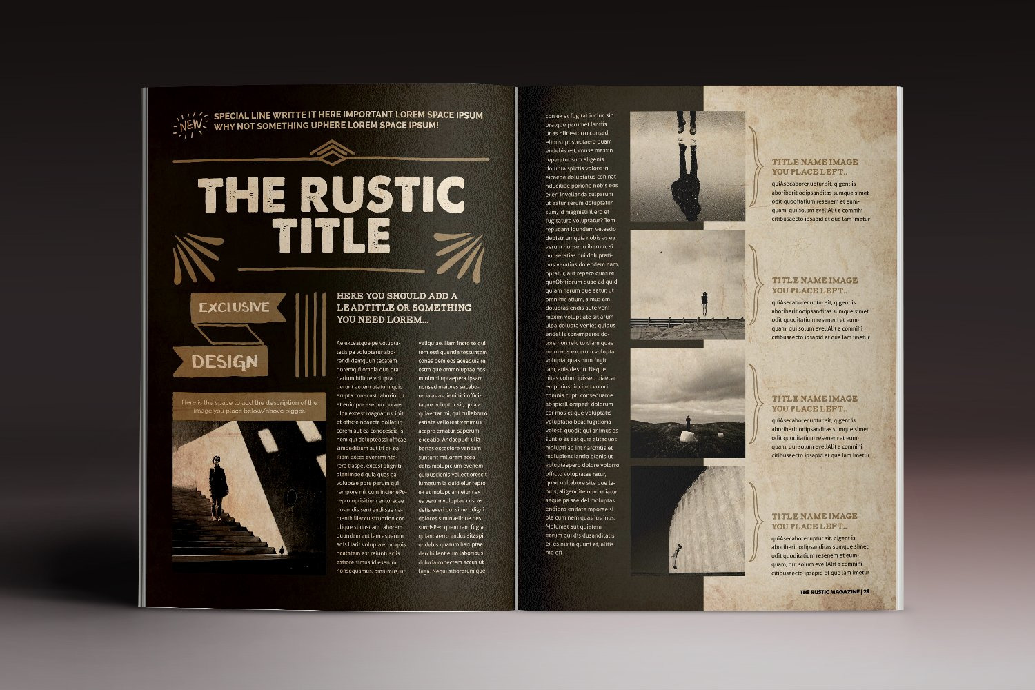 The Rustic Template The Rustic Template