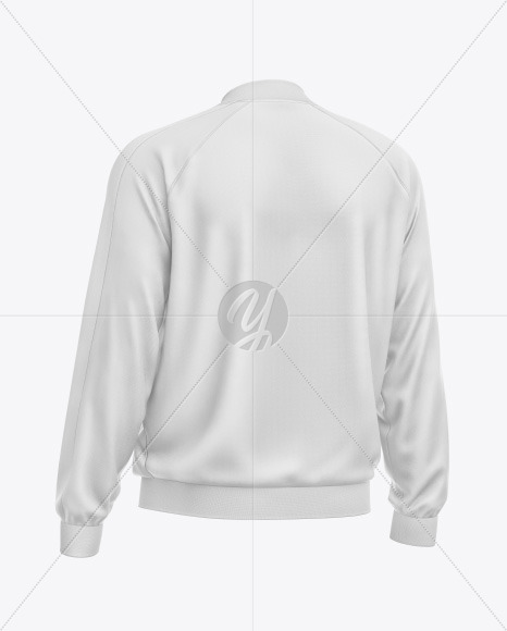 Men's Zipped Bomber Jacket Mockup