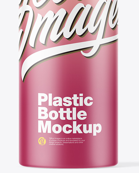 Matte Bottle Mockup