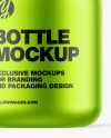 Matte Metallic Bottle Mockup