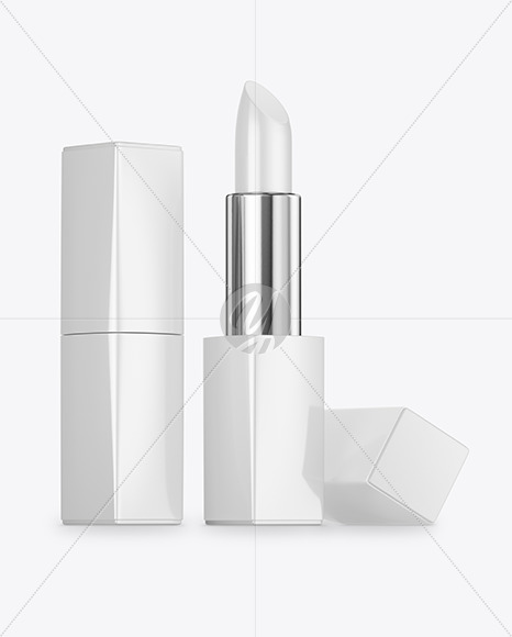 Glossy Square Lipstick Mockup