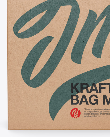 Kraft Paper Bag Mockup