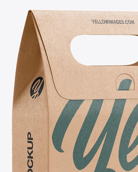 Kraft Paper Bag Mockup