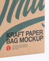 Kraft Paper Bag Mockup