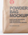 Kraft Powder Bag Mockup