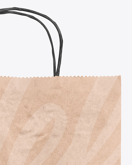 Kraft Paper Shopping Bag Mockup