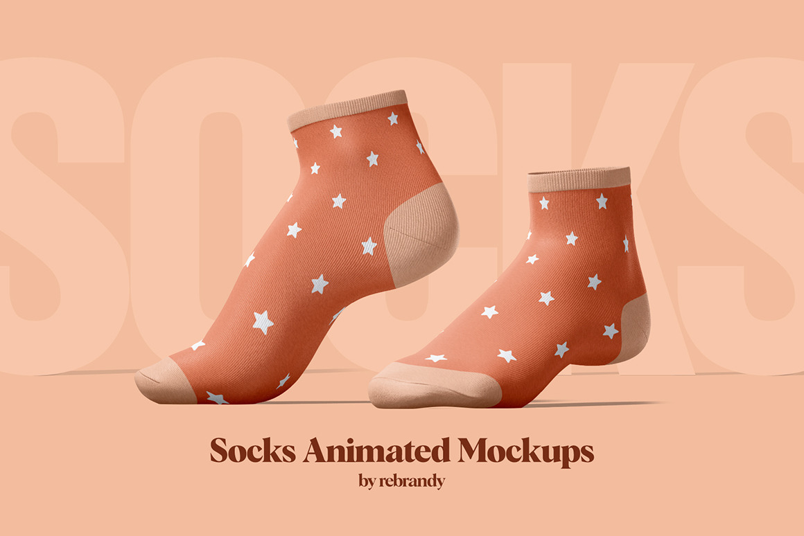 Socks Animated Mockups Socks Animated Mockups