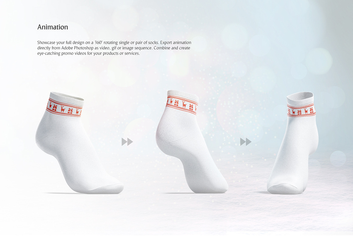 Socks Animated Mockups Socks Animated Mockups