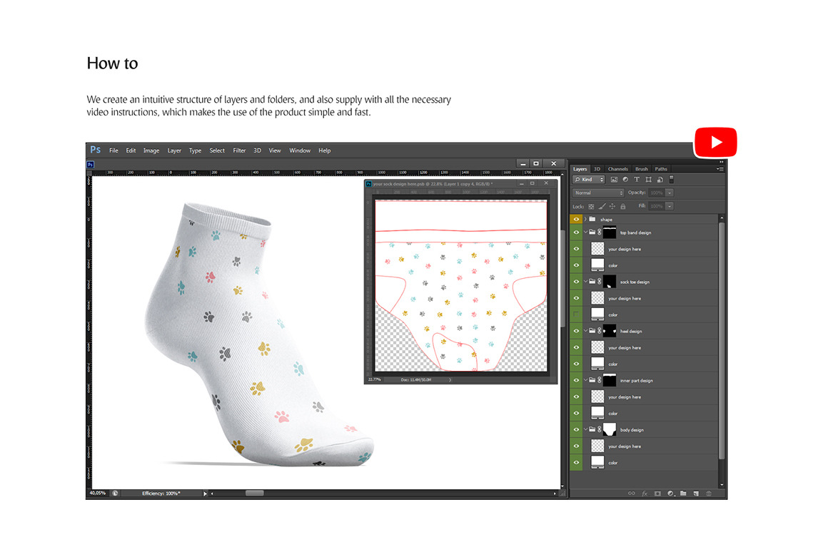 Socks Animated Mockups Socks Animated Mockups
