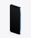 Apple iPhone 12 Pro Max Pacific Blue Mockup - Half Side View