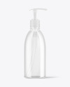 Clear Liquid Soap Bottle Mockup