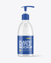 Clear Liquid Soap Bottle Mockup