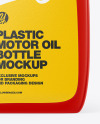 Plastic Motor Oil Jerrycan Mockup