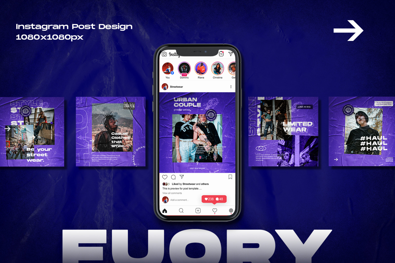 Fuory - Instagram Stories &amp; Post