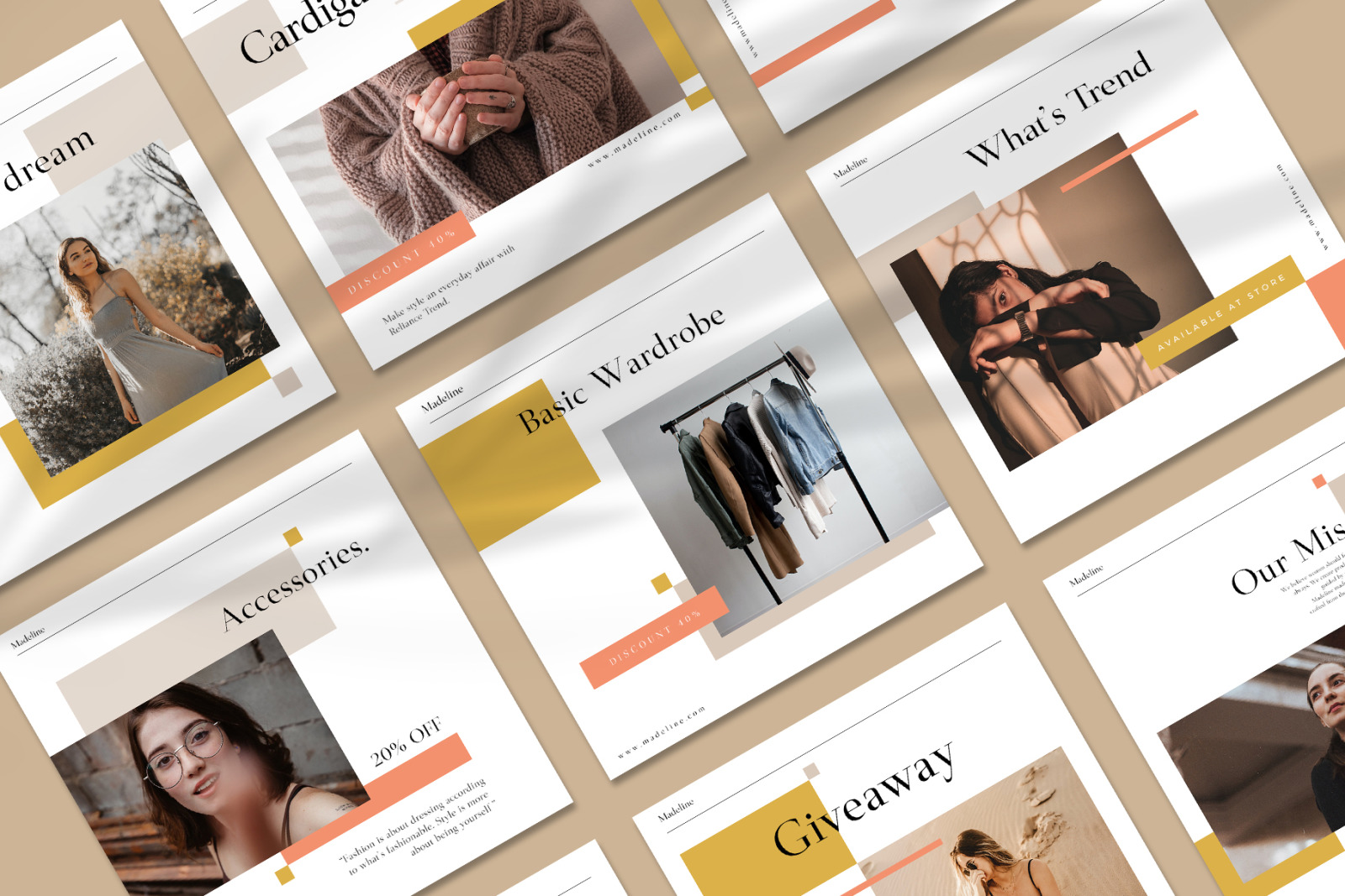 Madeline - Instagram Stories & Post Template Madeline - Instagram Stories & Post Template