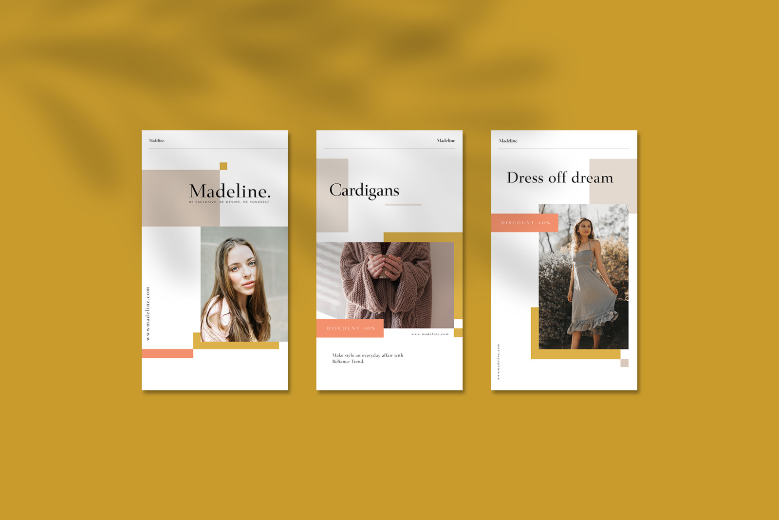 Madeline - Instagram Stories & Post Template Madeline - Instagram Stories & Post Template